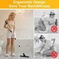 thumbnail image 6 of ITTAHO 2 Pack Grout Brush with Long Handle, 56.5'' Swivel Grout Cleaning Brush,V-Shape Grout Scrub Brush, Extendable Handle Grout Cleaner Brush, 6 of 9