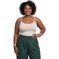 thumbnail image 3 of Emmalise Women's Basic Long Camisole Adjustable Strap Cami, Oat, 3 of 8