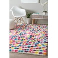 thumbnail image 2 of nuLOOM Allard Striped Shag Area Rug, 5' 3", Multi, 2 of 2