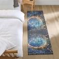 thumbnail image 3 of Yayeee Runner Rug for Bedroom 2'x6' Machine Washable Hallway Non Slip Mat, Crystal Moon, 3 of 8