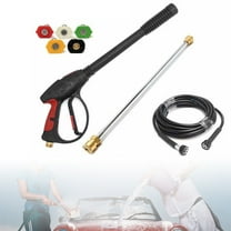 3000PSI High Pressure Car Power Washer Spray Gun Wand Hose Kit with 5 Nozzle Tips Garden Irrigation