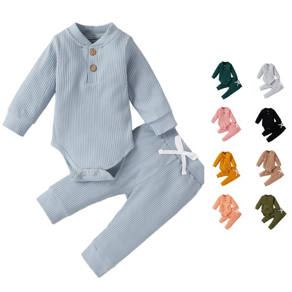 Shachafan Baby Girls Winter Outfits Sets Warm Long Sleeve Romper Pants Two Piece Set Soft Toddler Clothes For Daily Wear Girl Outfits for Juniors