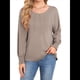 thumbnail image 1 of Camisas de Larga para Mujer, Blusas Plisadas Informales de Negocios con Puños Fruncidos. Caqui S, 1 of 8