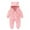 Pink, variant on XEGLSBU Snowsuit Toddler Boy 3T Baby Girls Boys Bear Warm Thick Snowsuit Hooded Coat Jumpsuit Toddler Snowsuit Waterproof 3T Pink Size 18-24 Months