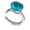 Blue, variant on Without Piercing Ear Clip With Multicolor Cubic Zirconia Stones Comfortable Alloy Design For Sensitive Ears