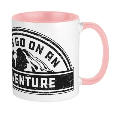

CafePress - Let s Go On An Adventure Mug - Ceramic Coffee Tea Novelty Mug Cup 11 oz