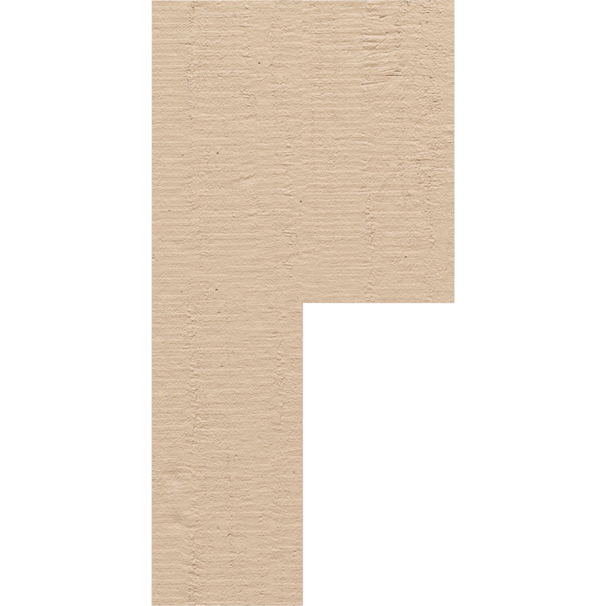 4"W x 4"D x 8"H Wide Chapel Hill Rough Cedar Woodgrain TimberThane Corbel, Primed Tan