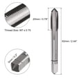 thumbnail image 2 of Unique Bargains M7 x 0.75 Alloy Tool Steel Taper/Bottom Screw Thread Taps Metric Hand Tap Set 2 Pair, 2 of 7