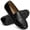 Black, variant on Ecetana Women's Penny Loafers Slip-Ons Flats Business Dress Shoes Lightweight Walking Driving Shoes