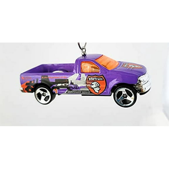 Christmas Ornament for 1997 Ford F-150 Purple Orange