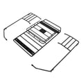 thumbnail image 3 of Portaequipajes de techo de hormigón armado portaequipajes de techo de hierro portaequipajes eje de jaula rodante scx10 carcasa de pastores 313 mm distancia entre ejes, 3 of 10
