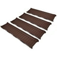 thumbnail image 3 of Modern Home Raised Garden Bed Kit - Stackable Modular Flower/Planter Kit (4'x4' Brown, Single), 3 of 6