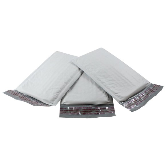 HGP #000, 4" x 8", 250 Pack, Poly Bubble Mailers Padded Envelopes Plastic Self Seal Shipping Bags