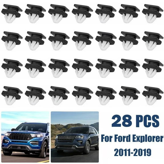 28pc A-Pillar Trim Front Windshield Molding Clip For Ford For Explorer 2011-2019