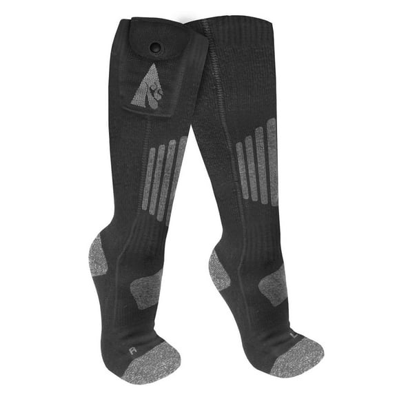 ActionHeat 3.7V Cotton Rechargeable Heated Socks 2.0 - Replacement Socks Only L/XL