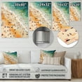 thumbnail image 4 of Designart "Umbrella Aerial Beach View VI" Nautical & Beach Metal Wall Decor, 4 of 5