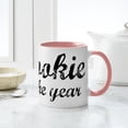 thumbnail image 6 of CafePress - Rookie Of The Year Mug - 11 oz Ceramic Mug - Novelty Coffee Tea Cup, 6 of 6