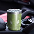 thumbnail image 4 of 30oz Green Christmas Tree Pattern Tumblers Stainless Steel Tumbler with Lid and Straw,Vacuum Insulated Double Wall Travel Tumbler Cups Mug with Cleaning Brush for Coffee,Tea, 4 of 7
