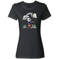 thumbnail image 3 of Inktastic Halloween Trick or Treating Cute Grim Reaper Women's T-Shirt, 3 of 5
