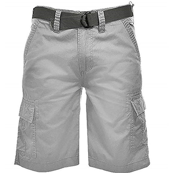 Wearfirst Mens Cargo Short with Belt32, High Rise