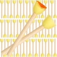 thumbnail image 2 of CCOCC 100 Pcs Round Sponge Foam Brush Paint Sponge Brush Small Sponge Paint Brush Wooden Handle Brush Sponge Painting Tools for Kids DIY Painting Crafts (0.6 Inch), 2 of 7
