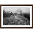 thumbnail image 2 of Art.com Machu Pichu Peru B/W Photo, Brown Frame Wall Art, 44" x 32", 2 of 5
