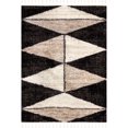 thumbnail image 2 of nuLOOM Kali Shaggy Diamond Tassel Area Rug, 5' 3" x 7', Brown, 2 of 9