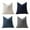 Blue-BU-home supplies, variant on MORESEC Home 4 Piece Soft Woven Pillowcase Set 40x40cm - Breathable Decorative Pillow Shams with Envelope Closure for Bed Couch House Essential