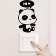 thumbnail image 1 of Affordablo 2025 Thick Peel And Stick Backsplash Clearance Removable Wall Stickers Switch Stickers Panda Creative Living Room Bedroom Notebook Wall Random Stickers, 1 of 7