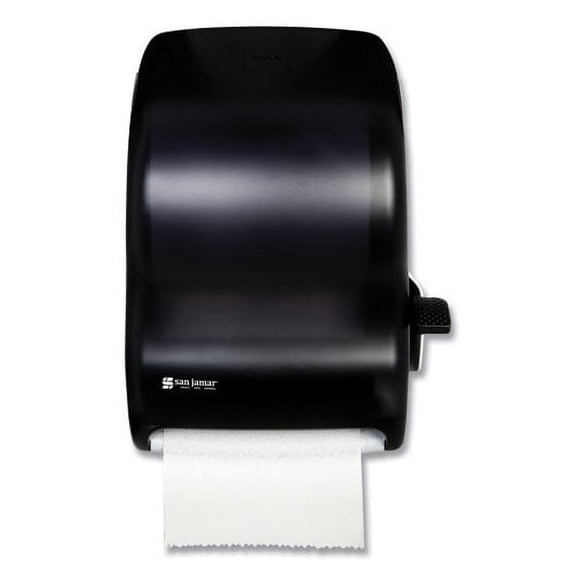 Lever Roll Towel Dispenser, Classic, 12.94 X 9.25 X 16.5, Transparent Black Pearl | Bundle of 2