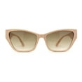 thumbnail image 1 of Womens Mod Squared Cat Eye Sunglasses Beige Brown, 1 of 4