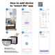 thumbnail image 3 of Sensor de temperatura inteligente Tuya WiFi Detector de humedad Pantalla digital Termómetro higrómetro con pilas, Negro Inevent EL004787-02B, 3 of 7