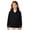 #A16-Black, variant on Abcomgle Girls Zip Up Sweatshirt 10-12 Loose Fit Full-Zip Jacket for Kids Cute Solid Girls Sweaters Casual Fall Hooded Hoodies for Girls with Pockets