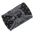 thumbnail image 5 of CAIXIA Boho Paisley Elastic Knot Headband Bow Wide Stretch Turban Hair Wrap For Womens Daily Fashion Styling, 5 of 5