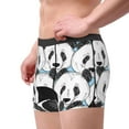 thumbnail image 3 of Kdxio Men's Boxer Briefs with Black Head Woman with Panda Hair Print - Comfortable and Breathable Underwear for Everyday Wear, 3 of 7