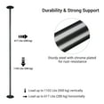 thumbnail image 3 of Yescom Professional Stripper Pole 45mm Spinning Static Dance Pole Kit for Party Pub Fitness, Max Load 1102 Lbs, Black, 3 of 11