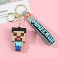 thumbnail image 1 of LLavero de figura de Minecraft para niños, colgante de My World Steve, adorno de mochila, regalos de cumpleaños, 1 of 4