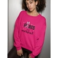 thumbnail image 2 of Paris Mon Amour! Sweatshirt Women -Image by Shutterstock, Female Medium, 2 of 4