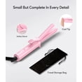 thumbnail image 4 of FARERY Mini Travel Curling Iron, 1/2-Inch Compact Ceramic Hair Curler for Short Hair, 4 of 6