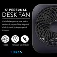 thumbnail image 5 of Ventilador de batería de circulación de aire portátil de escritorio O2COOL, 5 of 5