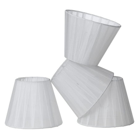 AF Lighting 8528-4S Fulton Chandelier Table Lamp & Floor Lamp Clip-On Shades, 4-Pack