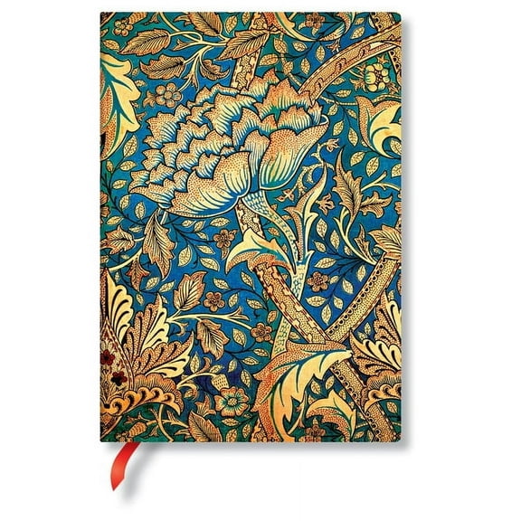 Morris Windrush MIDI Lined Softcover Journal, 176pg, 100gsm by Paperblanks (William Morris), (Hardcover)