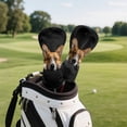 thumbnail image 4 of Uorisanigo Golf Club Head Covers, Cute Corgi Print Golf Club Driver/Fairway Wood/Hybrid Headcovers Set 3 Pack, PU Leather Headcovers for Men Women, Fits Most Golfs Clubs, 4 of 7