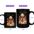thumbnail image 4 of Hello Fall Goldendoodle Scarf Welcome Autumn with Leaves Pumpkins Mug Doodle Dog Lover Gifts Idea Coffee Tea Cup - 00011, 4 of 4