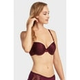 thumbnail image 4 of 247 Frenzy Women's Essentials Sofra or Mamia PACK OF 6 Demi Cup Lace Accent Push Up Bras, 4 of 8