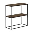 thumbnail image 1 of Furinno Moretti Modern Wide Stackable Shelf, Columbia Walnut, 1 of 4
