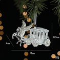thumbnail image 5 of Colgantes de ángel de copo de nieve acrílico transparente para árbol de Navidad, adornos colgantes de cristal 2024, decoraciones para el hogar, regalo de Año Nuevo 2025, 5 of 5