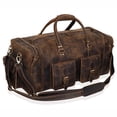thumbnail image 1 of Bolsa de viaje VC Vintage Couture Leather Brown 32L, 1 of 8