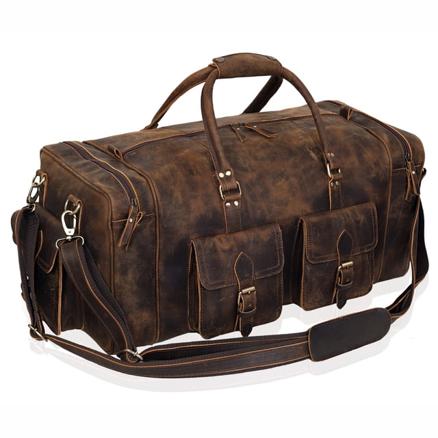 Bolsa de viaje VC Vintage Couture Leather Brown 32L