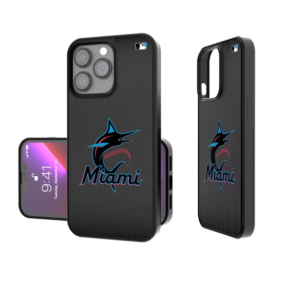 Miami Marlins Linen Logo iPhone Bump Case